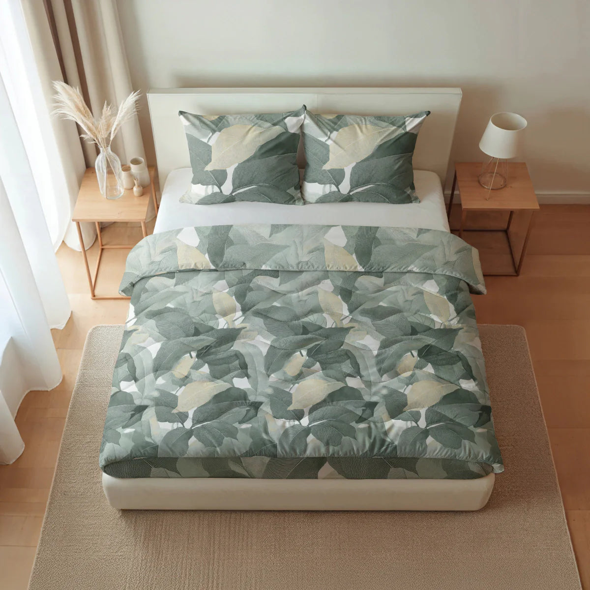 Zelesta Pure Design Katoenen Dekbed - Groen Bos
