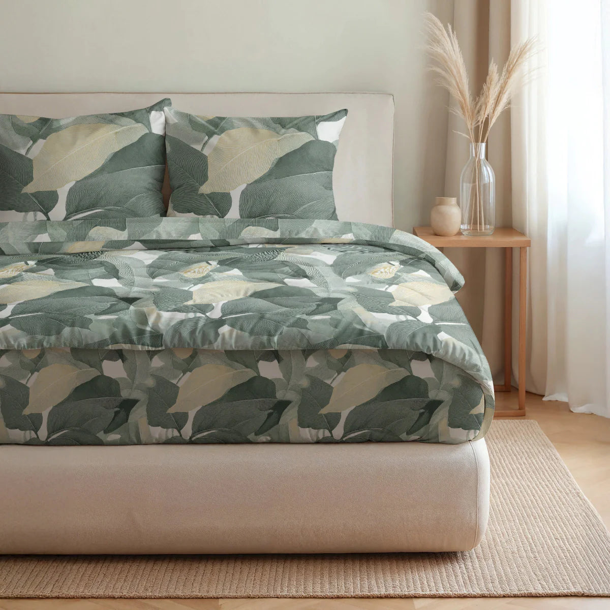 Zelesta Pure Design Katoenen Dekbed - Groen Bos