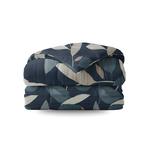 Zelesta Pure Design Cotton Duvet - Dark Leaves