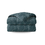 Zelesta Pure Design Cotton Duvet - White Leaves