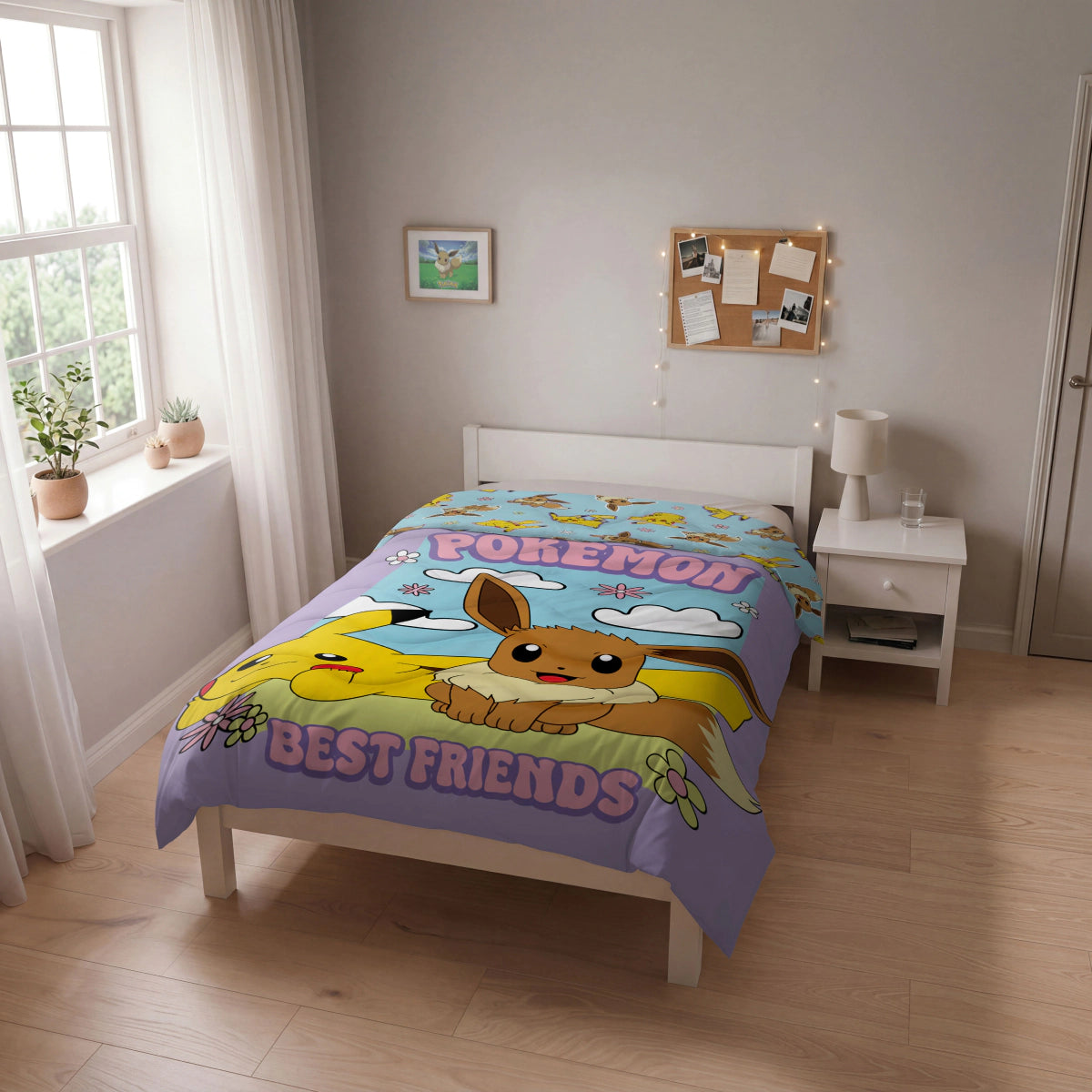 Zelesta Special Kids Couette - Pikachu & Évoli