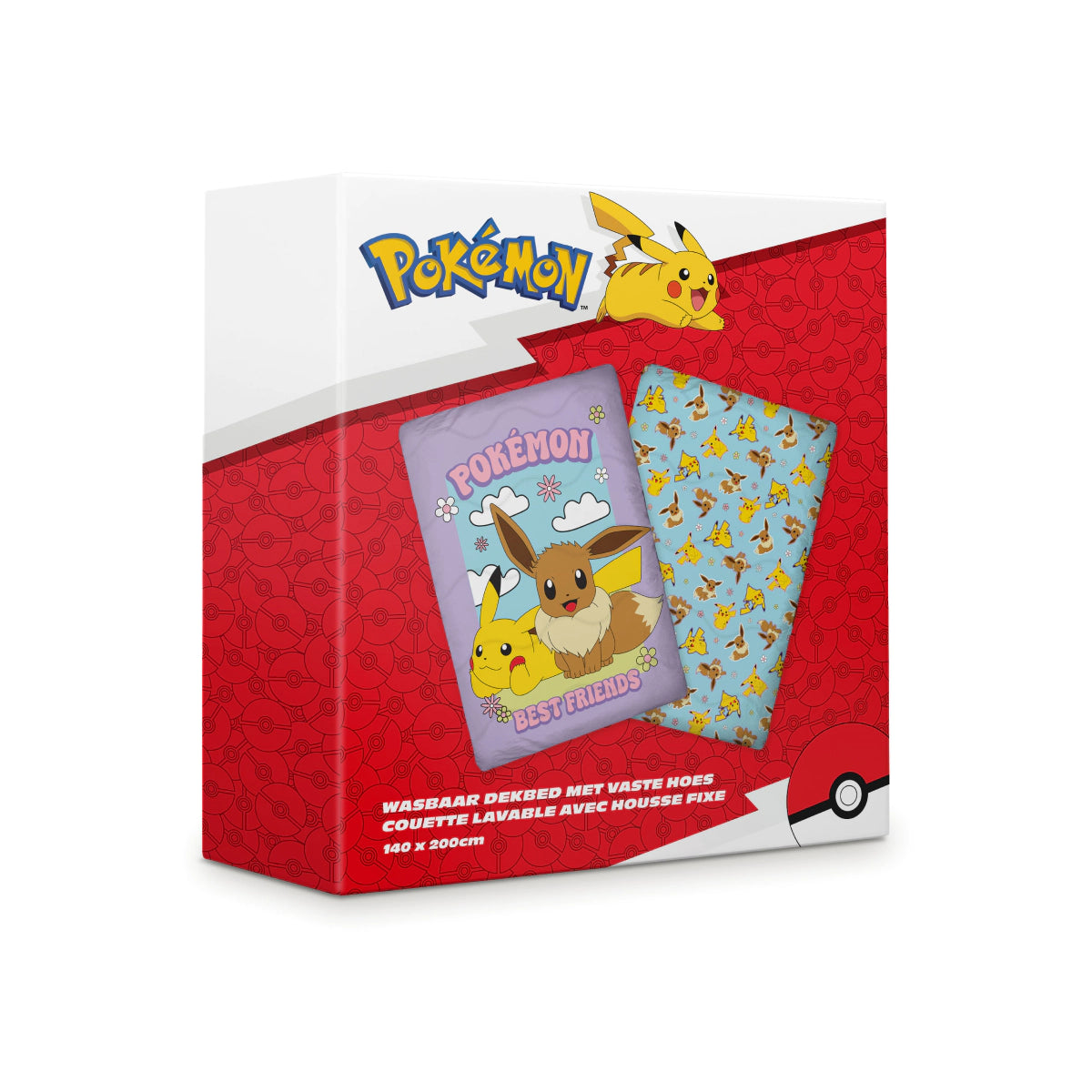 Zelesta Special Kids Couette - Pikachu & Évoli