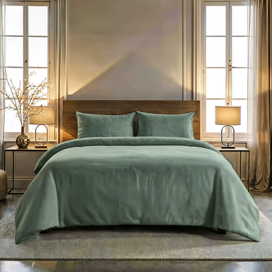 Couette Zelesta Comfort Uni Sans Coutures - Vert Mousse