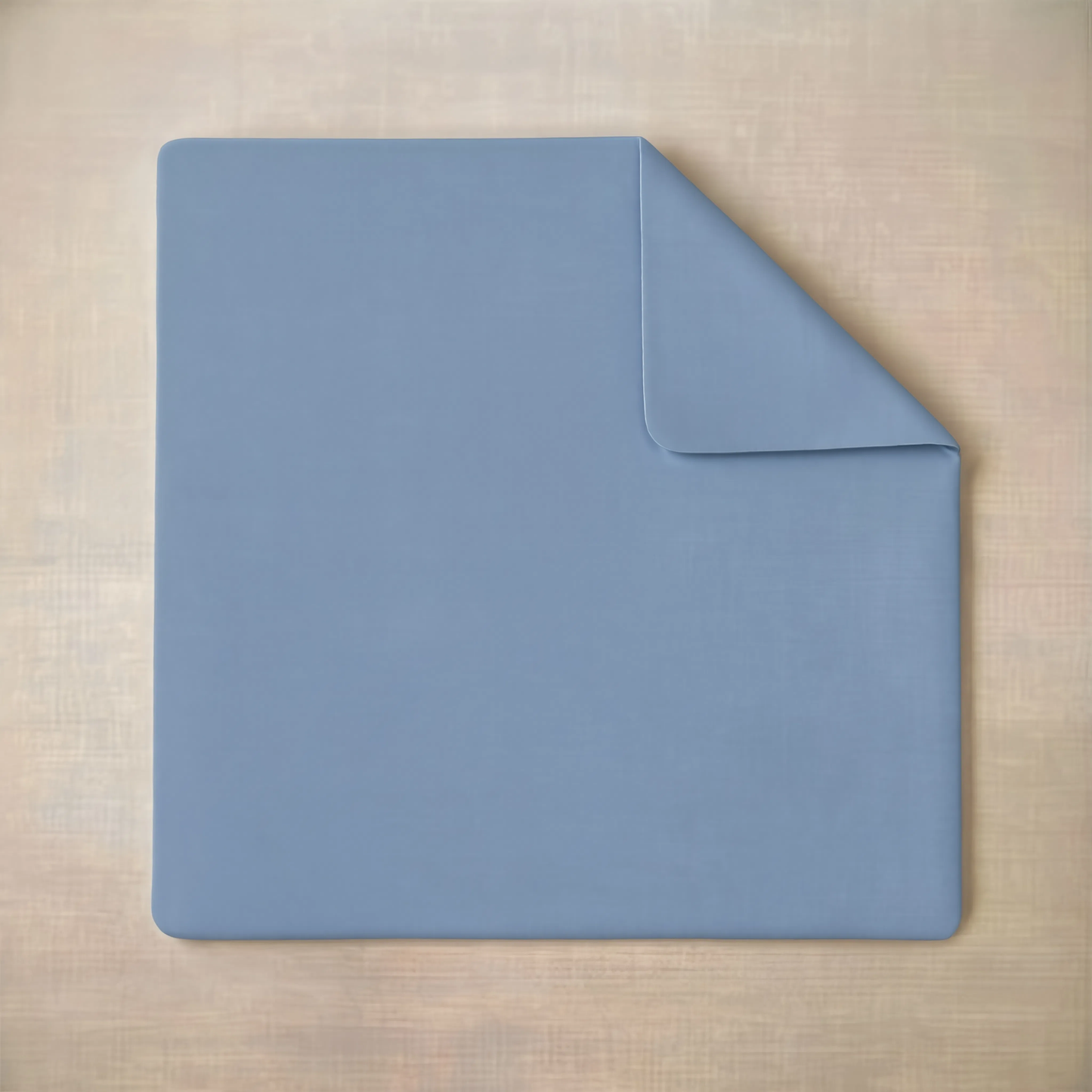 Zelesta Pure Uni Naadloos Katoenen Dekbed - Soft Chambray Blauw