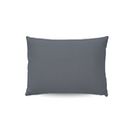 Zelesta Comfort Uni Pillowcase Set Of 2 - Stone Grey in Stone Grey, laid flat on a white background