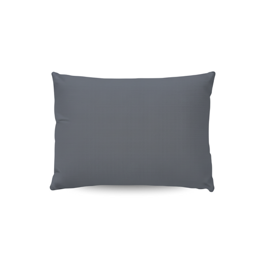 Zelesta Comfort Uni Pillowcase Set Of 2 - Stone Grey in Stone Grey, laid flat on a white background
