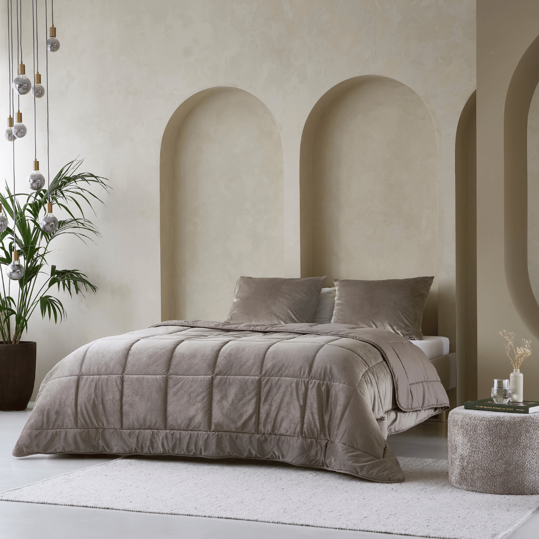Zelesta Special Velvet Duvet - Taupe