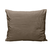 Zelesta Special Teddy Groove Taies d'oreiller Lot de 2 - Taupe