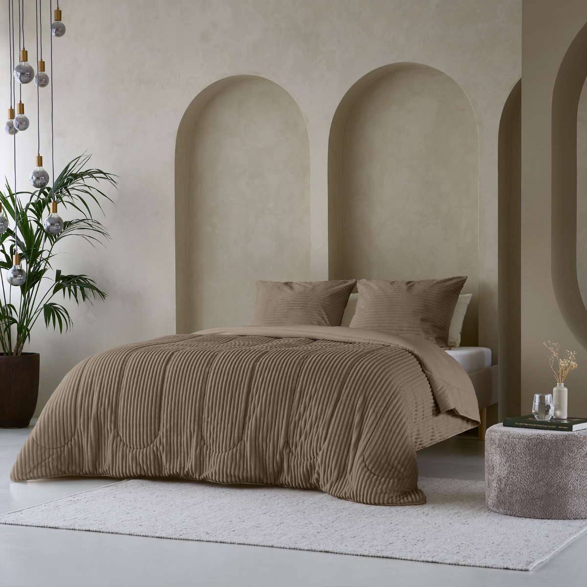 Zelesta Special Teddy Groove Couette - Taupe