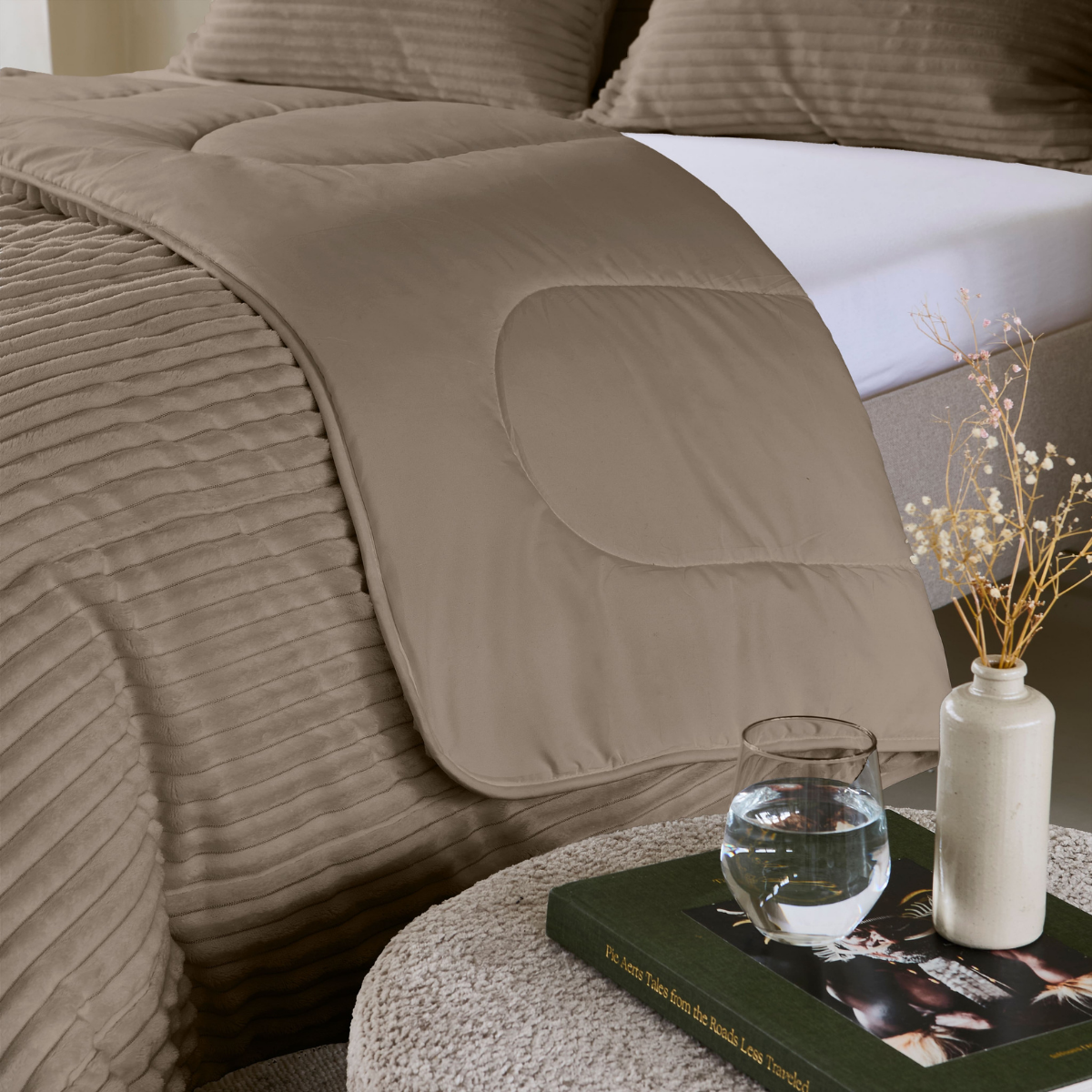 Zelesta Special Teddy Groove Couette - Taupe