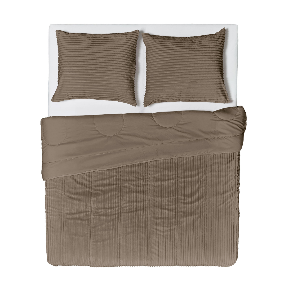 Zelesta Special Teddy Groove Couette - Taupe