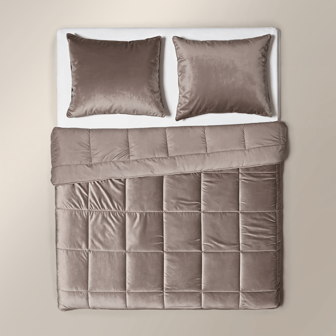 Zelesta Special Velvet Duvet - Taupe