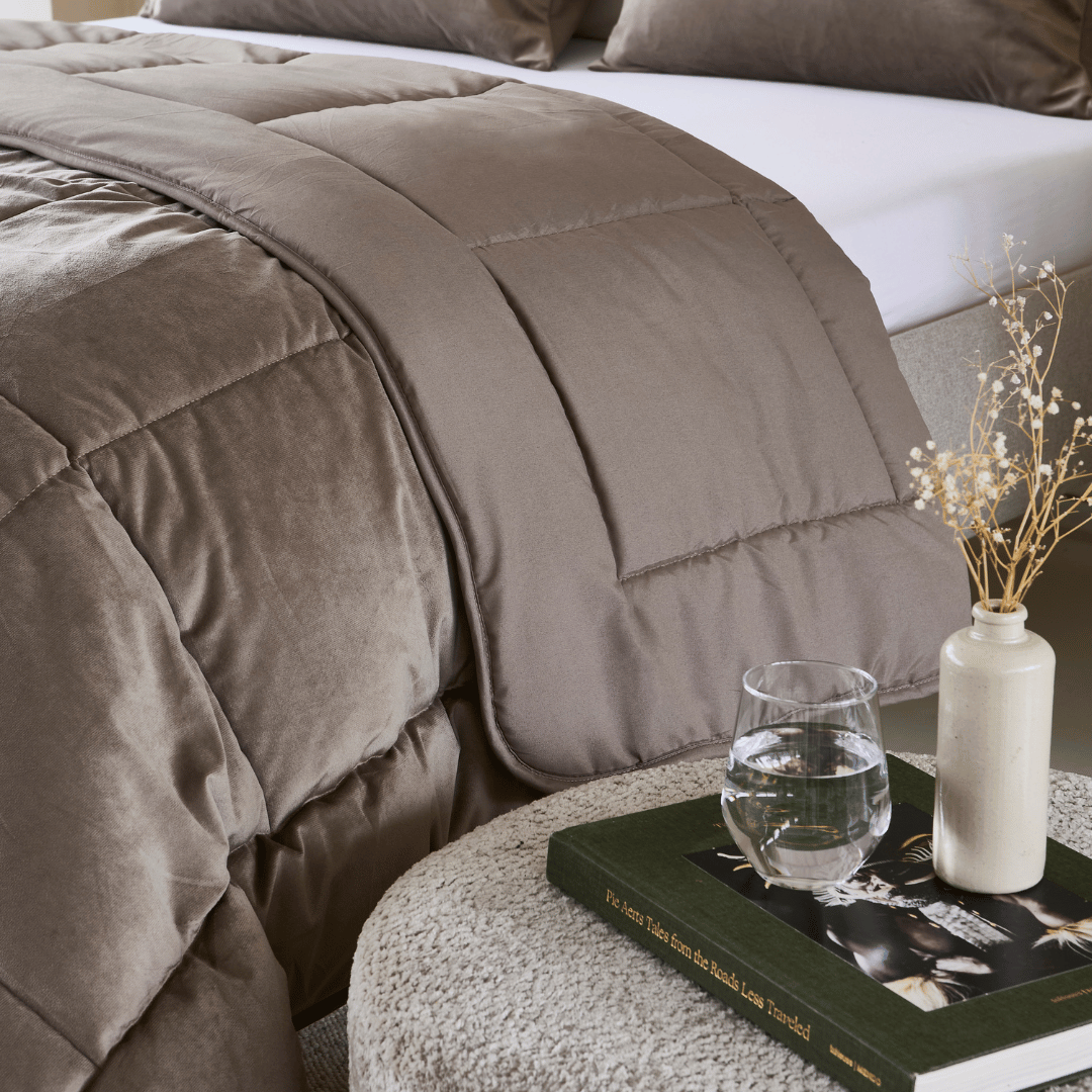 Zelesta Special Velvet Duvet - Taupe