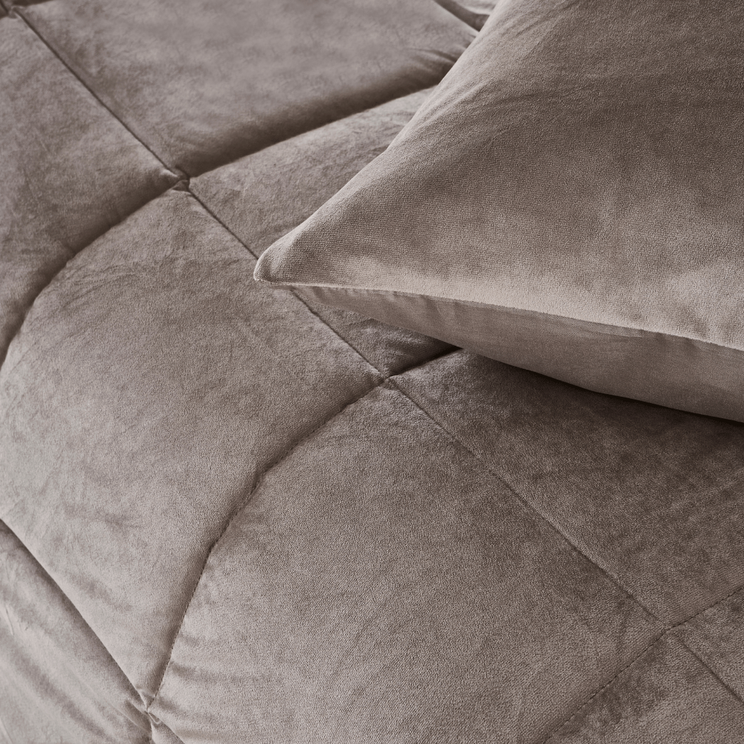 Zelesta Special Velvet Duvet - Taupe