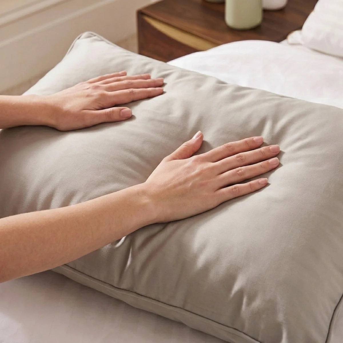 Zelesta Comfort Washable Pillow - Sand Beige