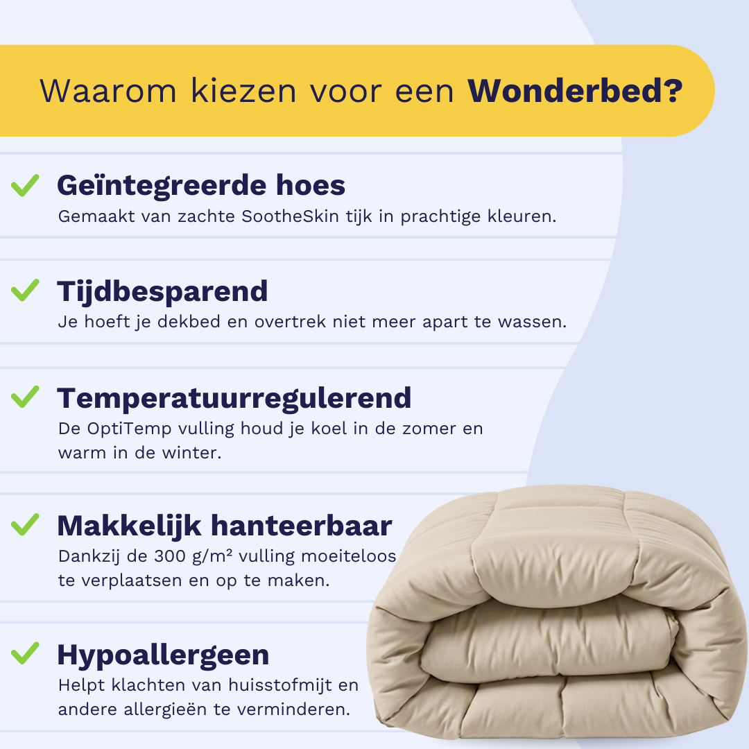 Zelesta Pure Uni Cotton Duvet in Desert Sand folded on a white background
