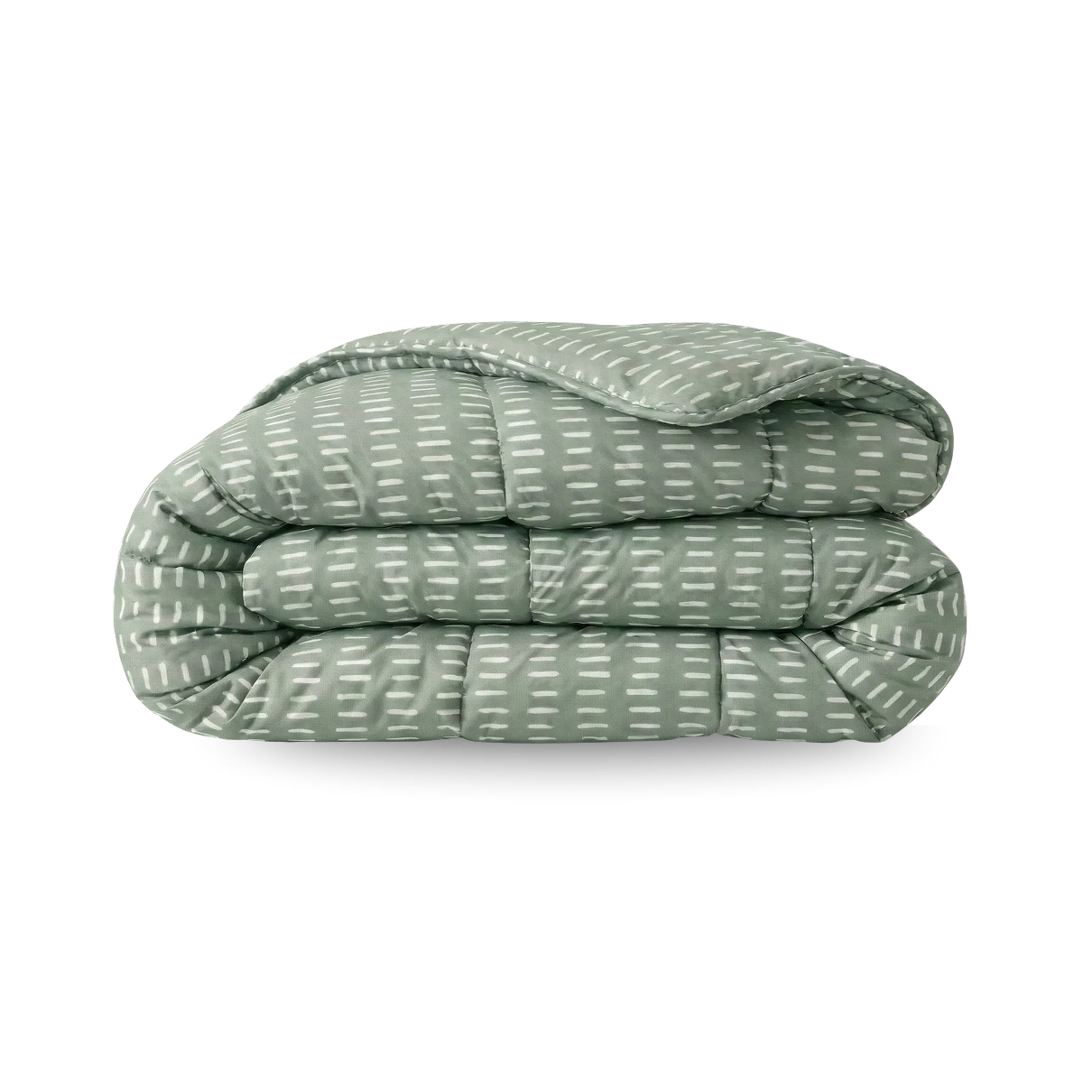Zelesta Comfort Design Zomerdekbed - Olijfgroene Stiksels