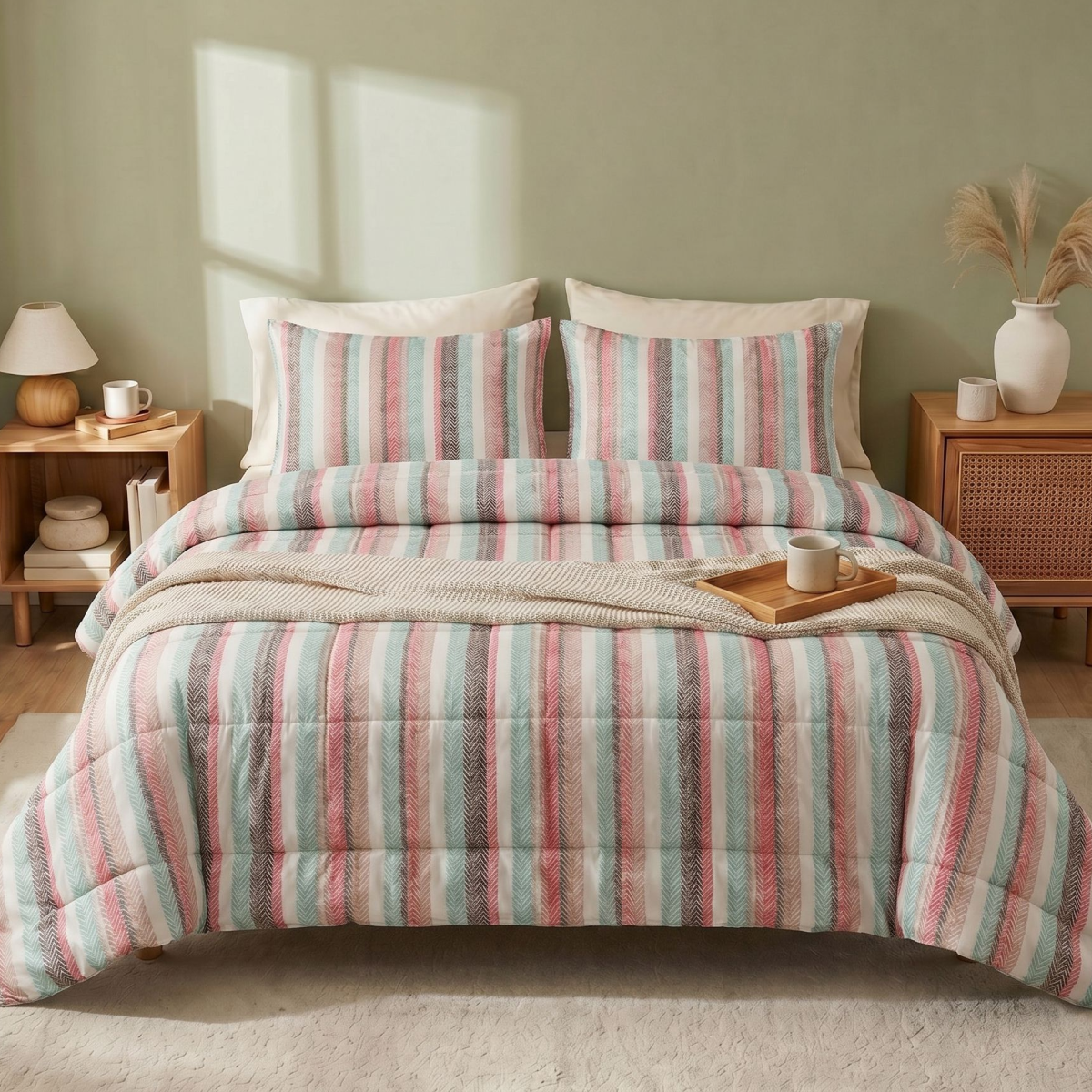 Zelesta Comfort Design Couette Été - Ambiance vintage