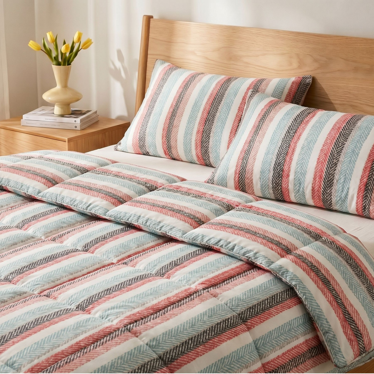 Zelesta Comfort Design Couette Été - Ambiance vintage