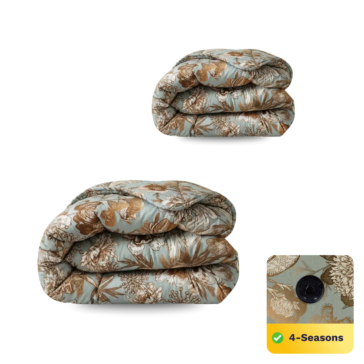 Zelesta Comfort Design 4-Season Duvet - Botanic Chic image
