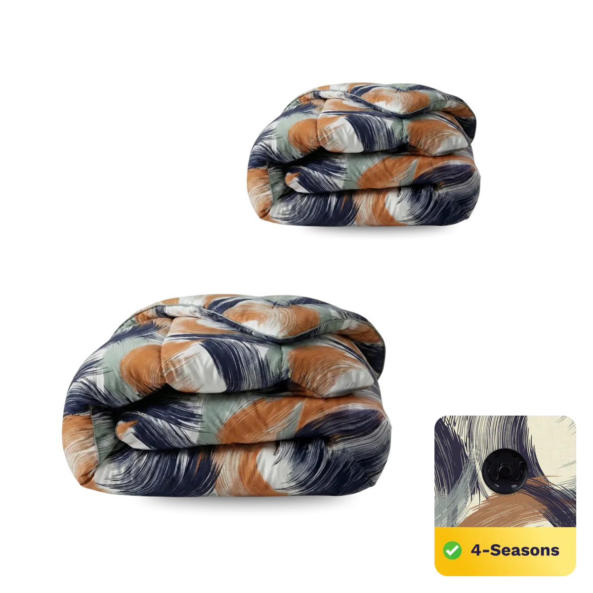 Zelesta Comfort Design 4-Season Duvet - Urban Brush image