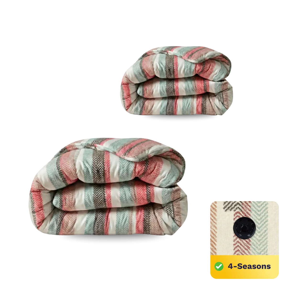 Zelesta Comfort Design 4-Season Duvet - Vintage Vibe image