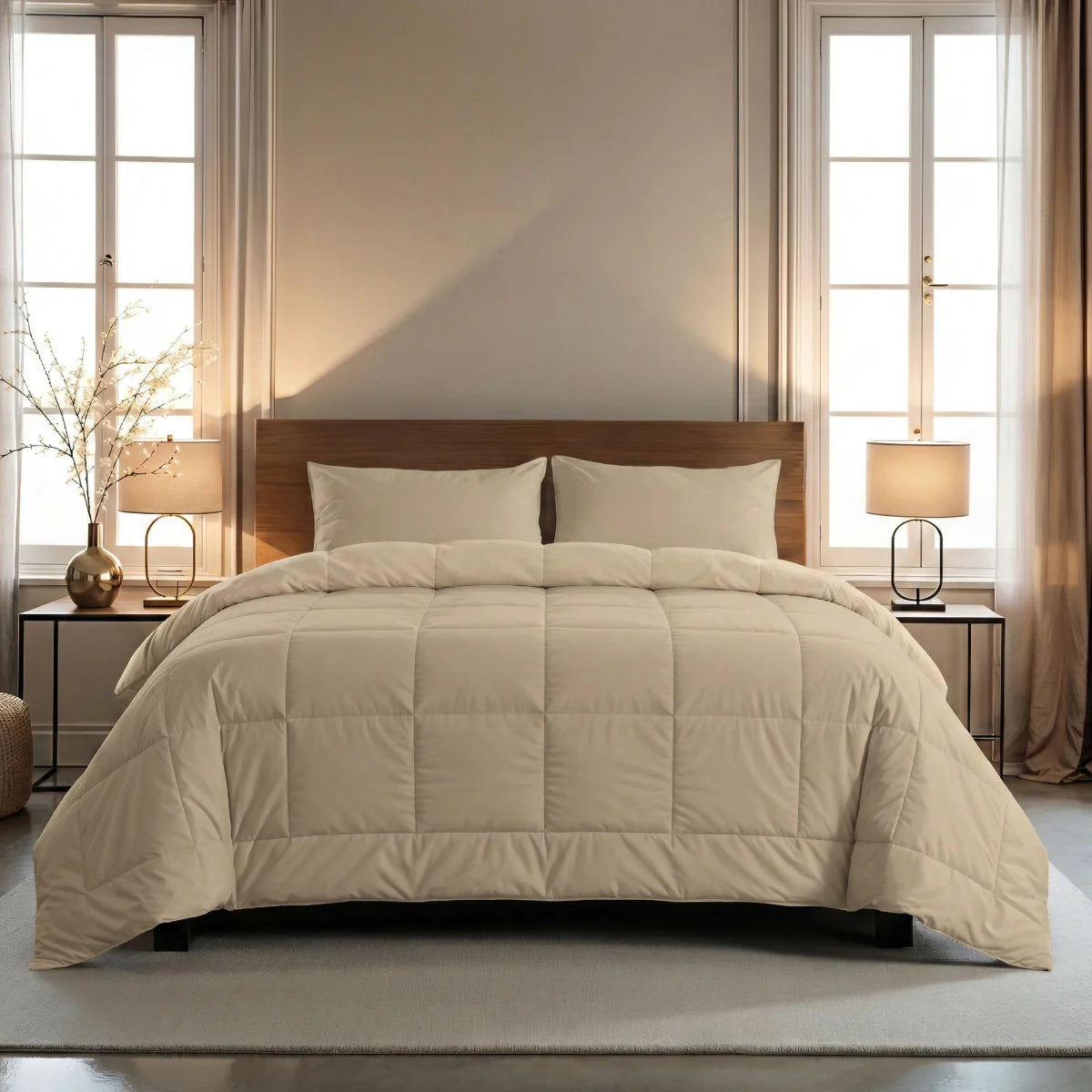 Zelesta Comfort Uni Duvet in Warm Sand