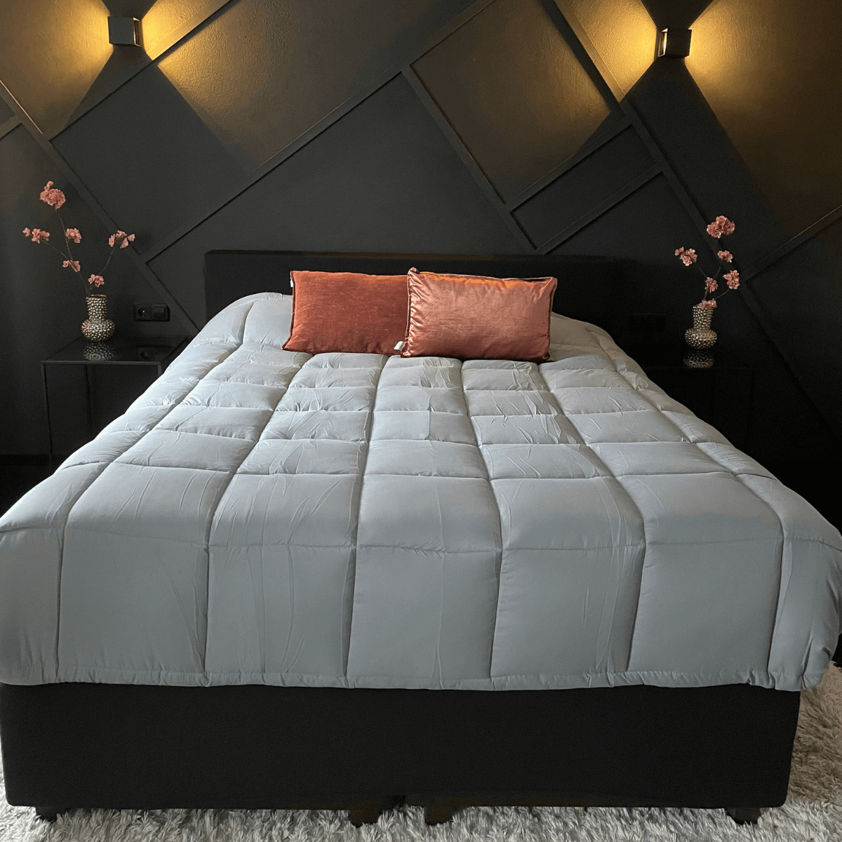 Zelesta Everyday Duo Duvet - Dark Grey & Silver Grey