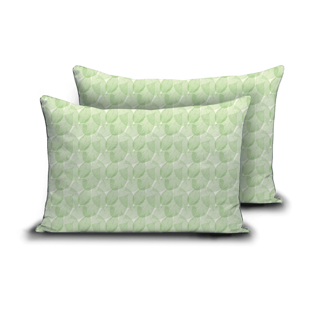 Zelesta Comfort Design Pillowcase Set Of 2 - Fresh Leaf featuring the Fresh Leaf design, product photo