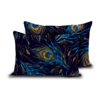 Zelesta Comfort Design Pillowcase Set Of 2 - Peacock Feathers featuring the Peacock Feathers design, product photo