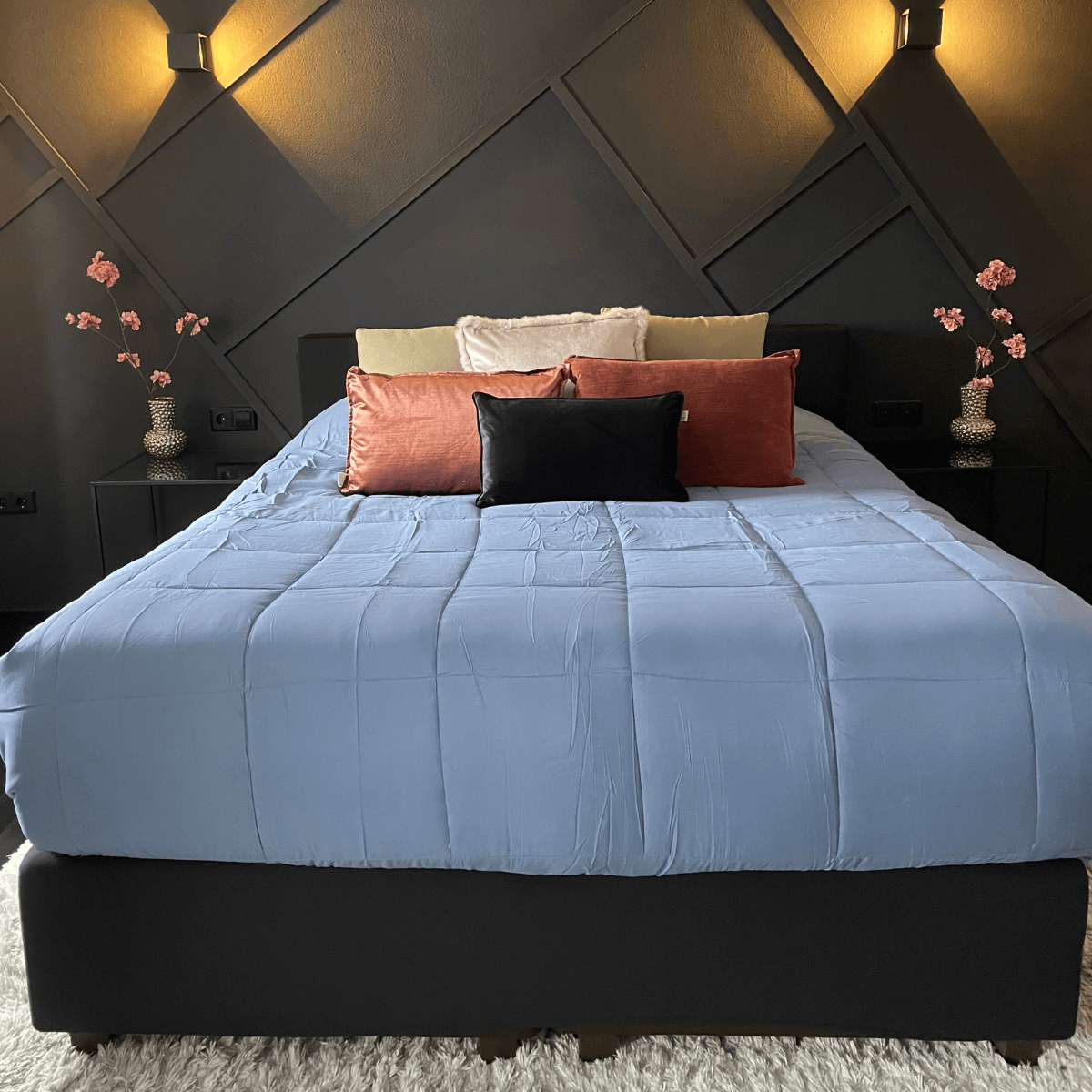 Zelesta Everyday Duo Duvet - Blue & Mastic