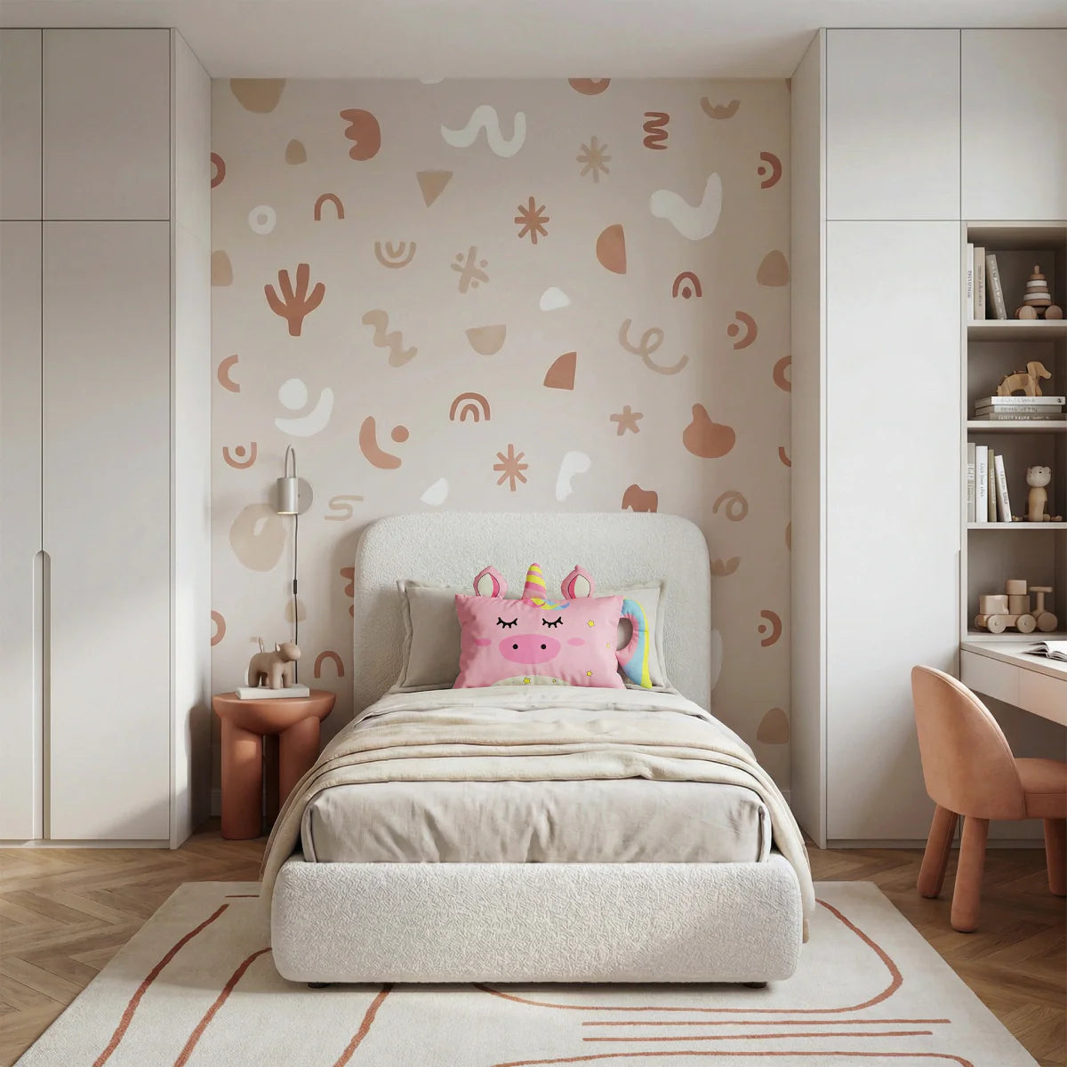 Zelesta Kids Luna Unicorn Pillow - Pink image