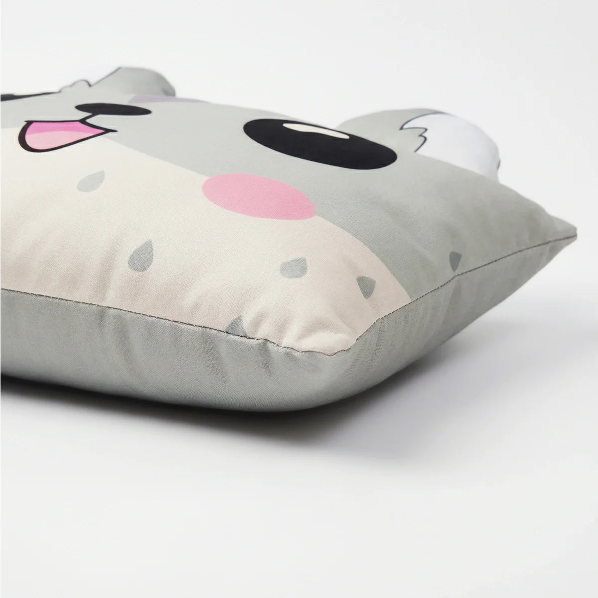 Zelesta Wimmy Raccoon Kids Pillow - Grey image