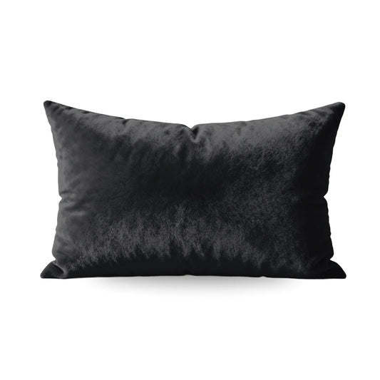Zelesta Special Flannel Uni Pillowcase Set Of 2 in Black on a white background