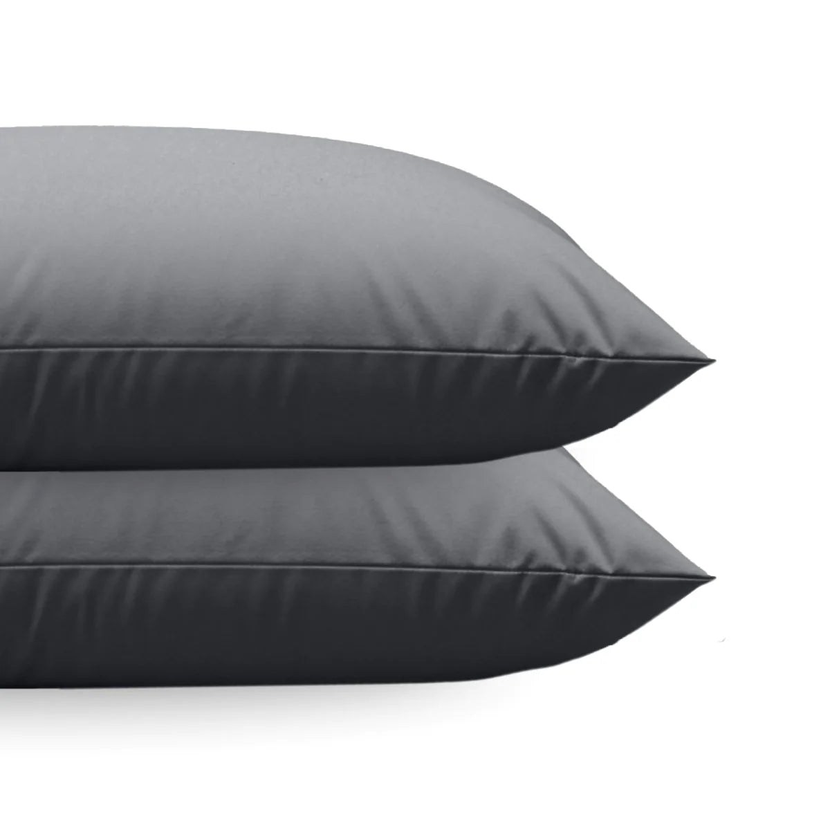 Zelesta Comfort Uni Diamond Taies d'oreiller Lot de 2 - Anthracite