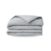 Zelesta Special Cooling Blend Summer Duvet - Warm Grey Linen folded on a white background