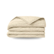 Zelesta Special Cooling Blend Summer Duvet - Ivory Sand folded on a white background