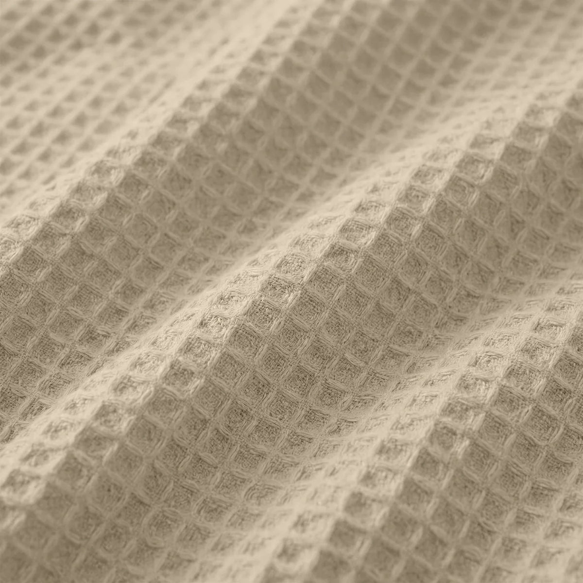 Close-up of the cooling fabric texture of the Zelesta Special Cooling Serene Summer Duvet in Sand