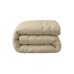 Zelesta Special Cooling Serene Summer Duvet - Sand folded on a white background