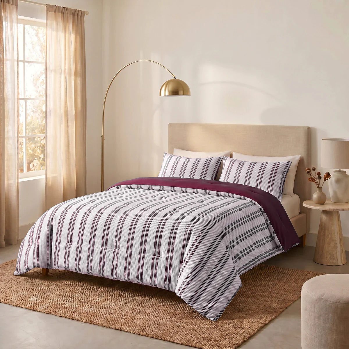 Zelesta Special Hampton Couette Été - Bordeaux
