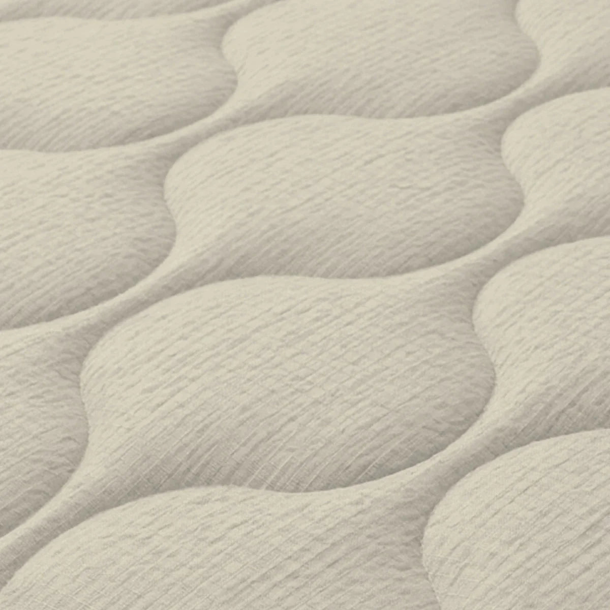 Close-up of the seersucker texture and almond milk beige color of the Zelesta Special Seersucker Summer Duvet