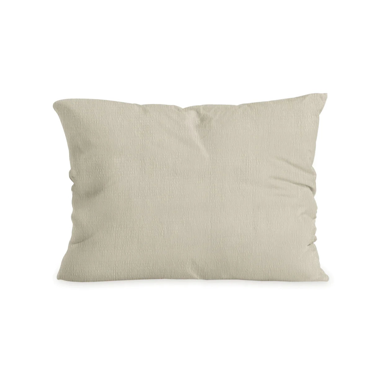 Zelesta Special Seersucker Kussensloop Set van 2 - Amandelmelk Beige