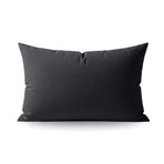 Zelesta Special Teddy Cotton Muslin Pillowcase Set Of 2 in Anthracite on a white background