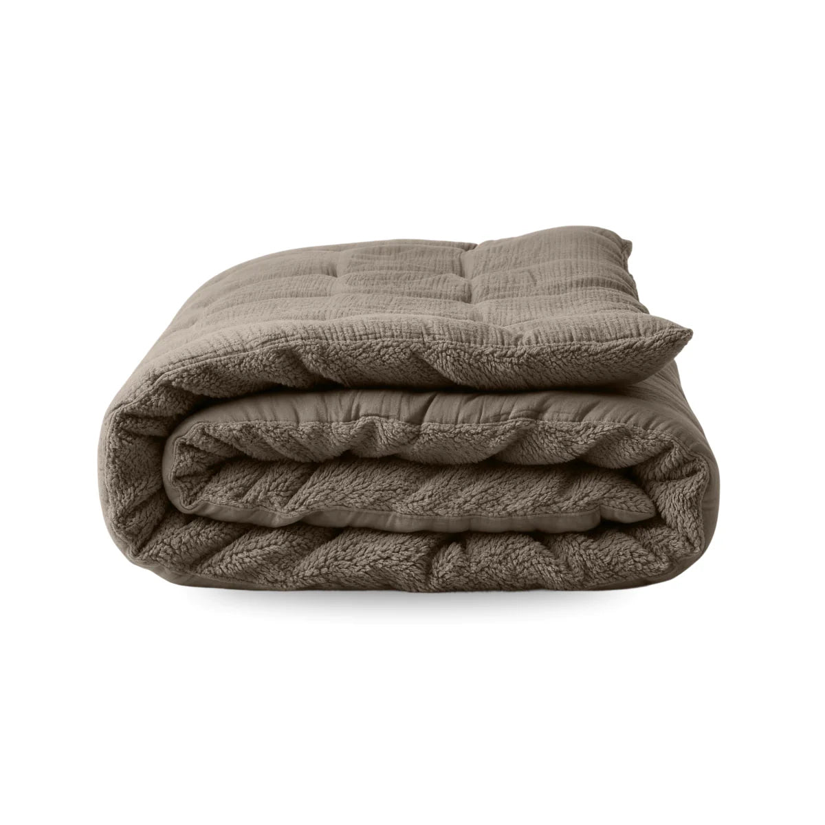 Zelesta Special Teddy Katoenen Mousseline Dekbed - Taupe