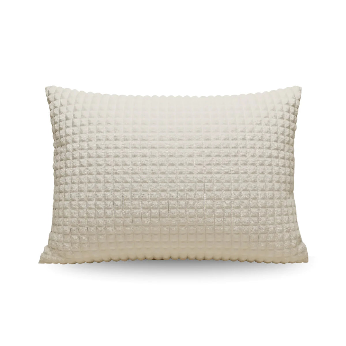 Zelesta Special Teddy Check Kussensloop Set van 2 - Crème