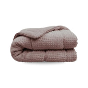 Zelesta Special Teddy Check Duvet - Old Pink