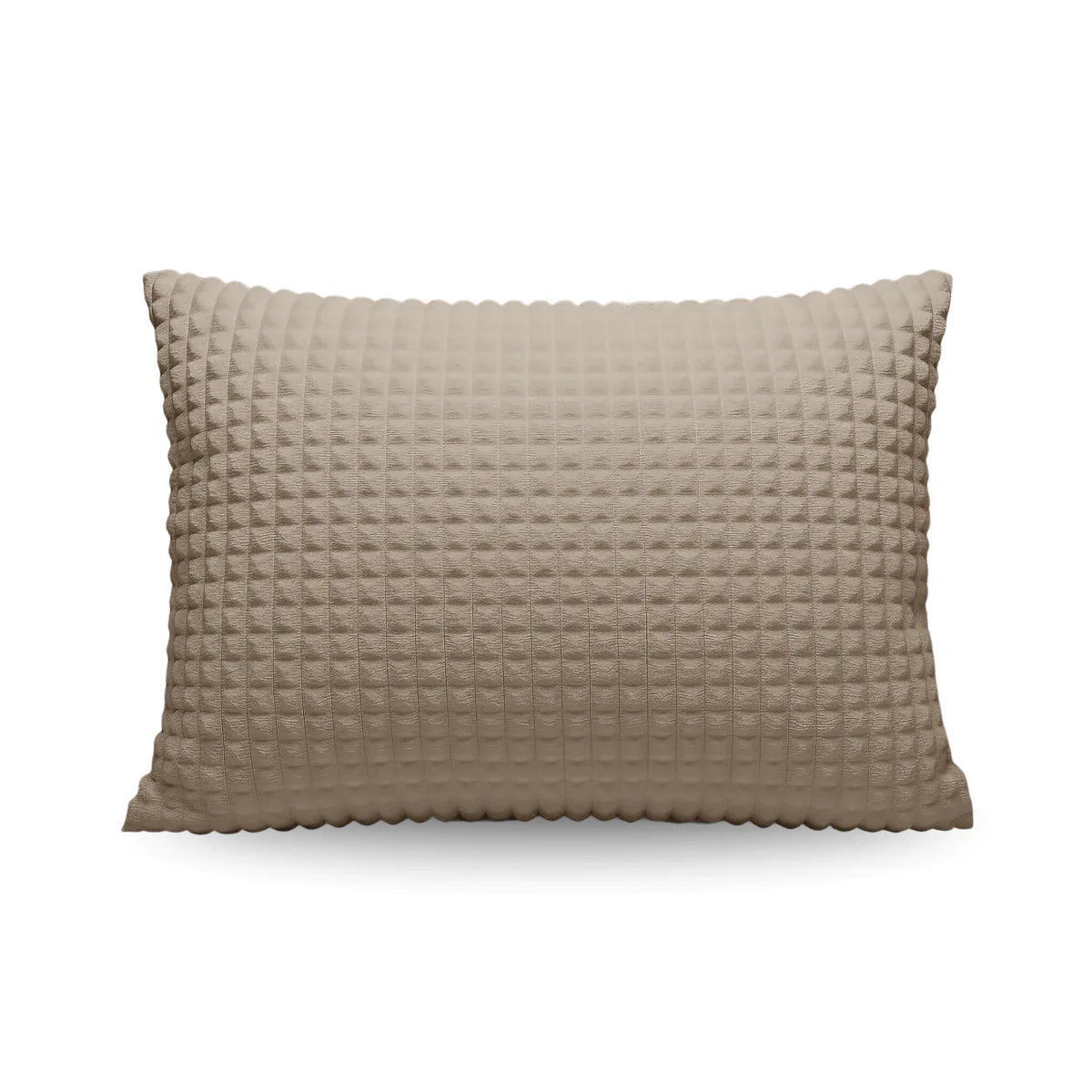 Zelesta Special Teddy Check Pillowcase Set Of 2 - Taupe