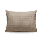 Zelesta Special Teddy Check Pillowcase Set Of 2 - Taupe