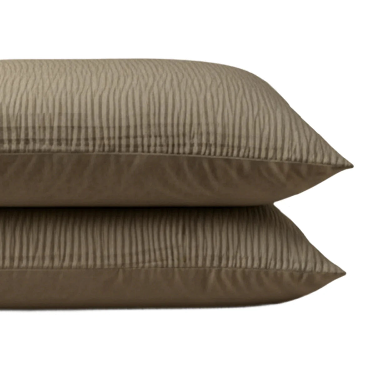 Zelesta Special Velvet Chic Taies d'oreiller Lot de 2 - Taupe