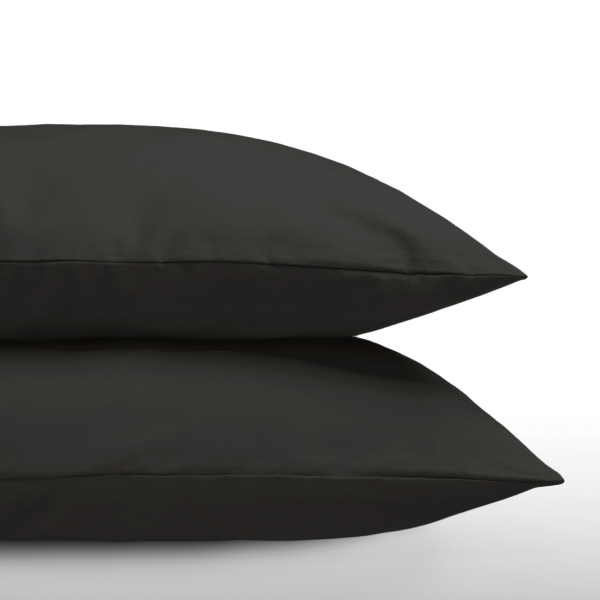 Zelesta Everyday Uni Taies d'oreiller Lot de 2 - Noir